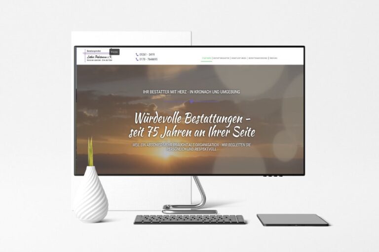 website von pabstmann bestattungen kronach